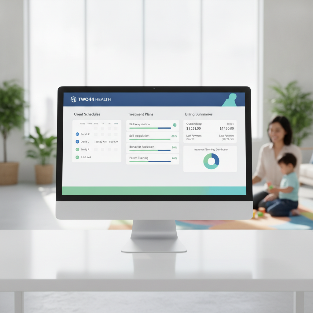 ABA Practice Management Software with EHR Integration | Scale Your Clinic with TWO44